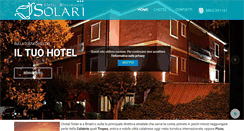 Desktop Screenshot of hotelsolari.com