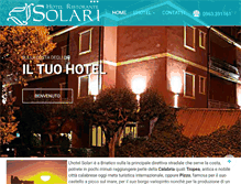 Tablet Screenshot of hotelsolari.com